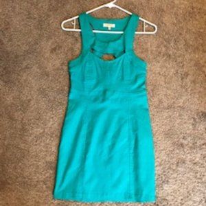 Teal Bodycon Party Dress